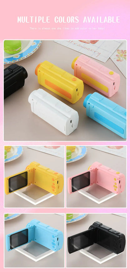 Kids Video Camcorder 1080P 20 MP High Resolution Portable Mini Digital Camera with 2.4 Inch Large Display Screen Birthday Gifts ALPENZO