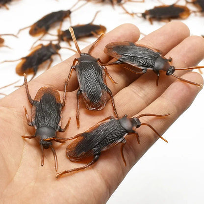 Special Lifelike Model Simulation Fake Rubber Cock Cockroach Roach Bug Roaches Toy Prank Funny Trick Joke Toys April Fools Prank ALPENZO
