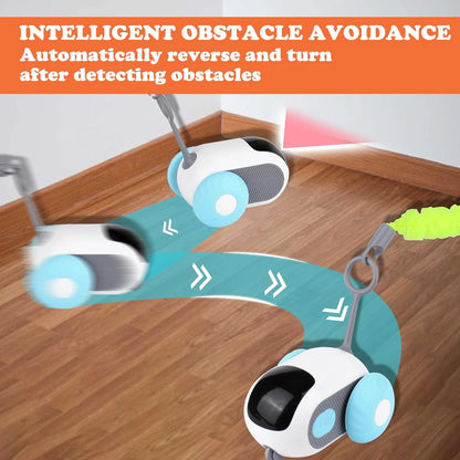 Smart Cat Toy 2 Modes Automatic Moving Remote Controlled Toy Car for Cats Dogs Interactive Playing Kitten Training Pet Supplies - ALPENZO