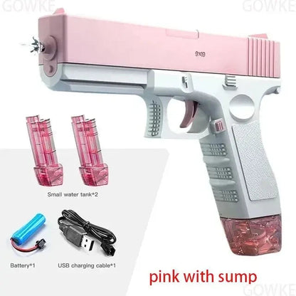 Summer Water Gun non Electric Pistol High-pressure Full Automatic Shooting Water Beach Toy Gun For kid Children Boys Girls ALPENZO