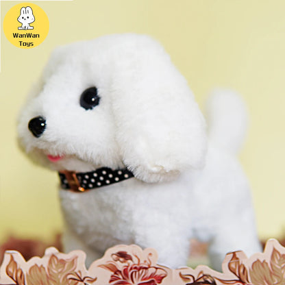 Electric plush toy pet puppy children men and women birthday holiday gifts cute teddy dog hot sale ALPENZO