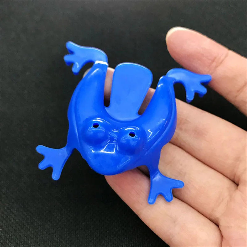 10-20Pcs Jumping Frog Bounce Fidget Toys For Kids Novelty Assorted  Stress Reliever Toys For Children Birthday Gift Party Favor ALPENZO
