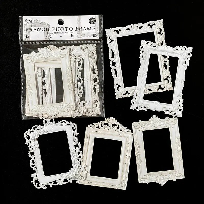 Mr.Paper 10 Sheets/Set, Hollow Relief Design Cardstock, European Architectural Modeling, Retro Style, DIY Creative Materials ALPENZO