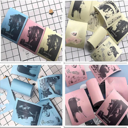 Thermal Paper MINI Printing Self-adhesive Label Sticker For Mini Printers Pose Machine Kid Camera Stickers 57mm Width Rolls ALPENZO