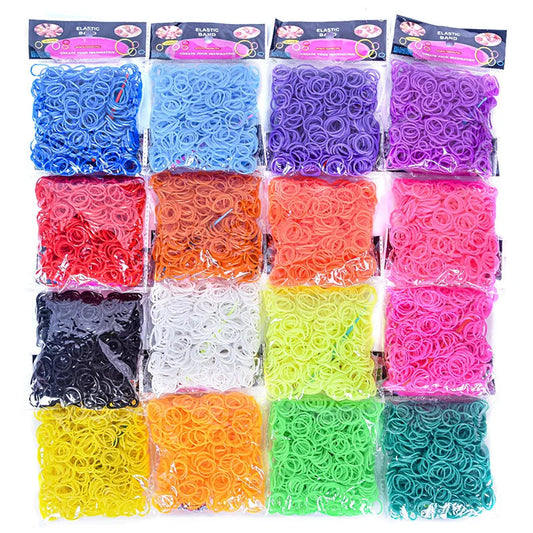 Pantone Color Western European Style Rubber Band Rainbow Knitting Machine Bracelets Loom Bands Arts & Crafts, DIY Toys ALPENZO