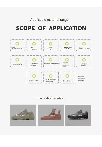 Shoes Stains Removal Waterproof Sneakers Anti-Oxidation Pen Repair Complementary Color White Go Yellow Shoe Whitening Cleaning ALPENZO