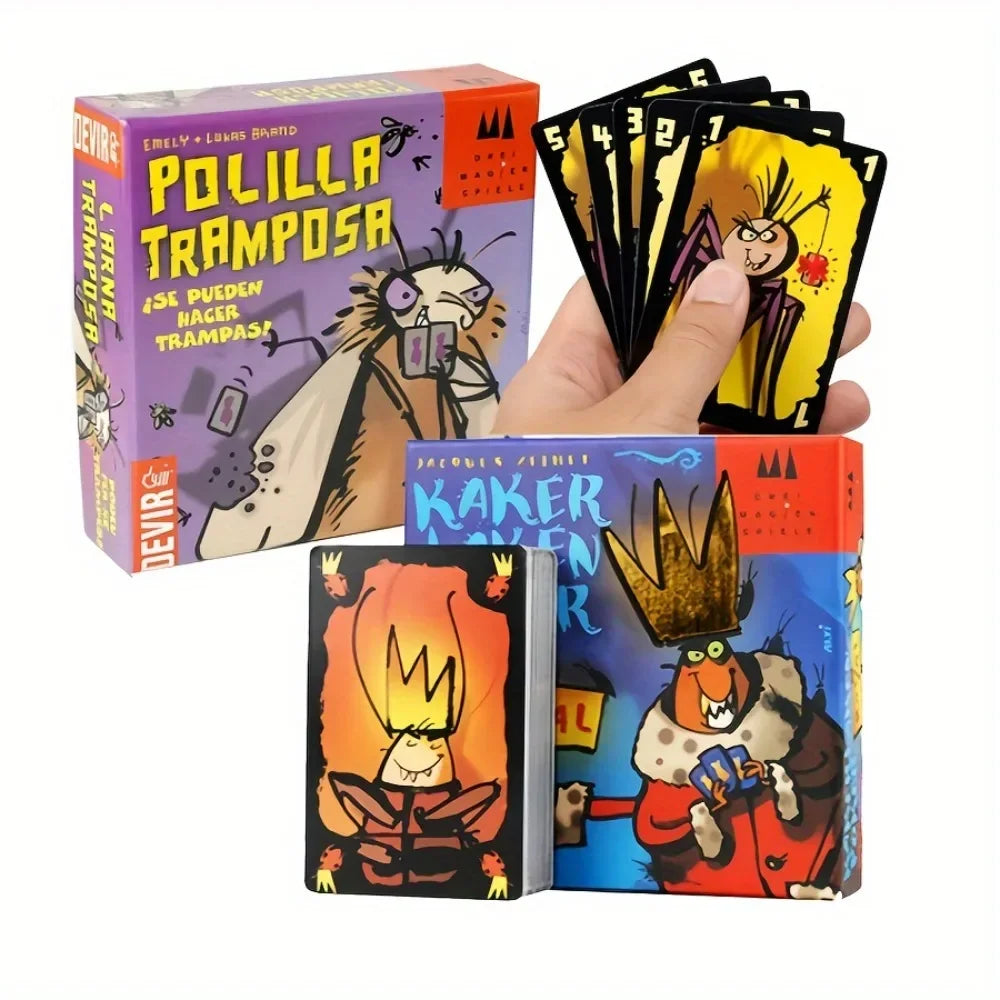 POLILLA TRAMPOSA Spanish Cheating Moth German Cockroach Adult Children Leisure Party Game, Creative Small Gifts - ALPENZO