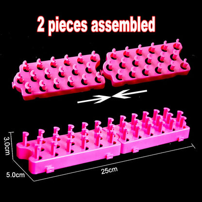 Pantone Color Western European Style Rubber Band Rainbow Knitting Machine Bracelets Loom Bands Arts & Crafts, DIY Toys ALPENZO
