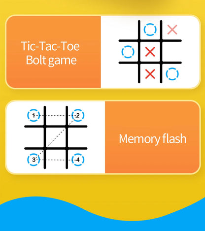 Puzzle Tic-tac-toe Board Game Parent-child Two-person Electronic Battle Console Nine Kung Checkerboard Interactive Toys