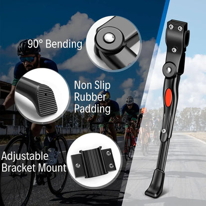 Bicycle Stand Foot Support Universal Bicycle Stand Stable Non slip Side Stand Aluminum Alloy Bicycle Stand 2 Style Selection