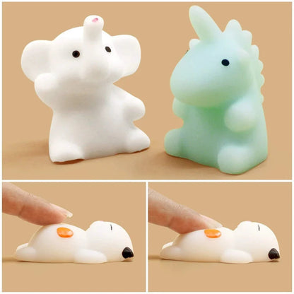50-5PCS Mochi Squishies Kawaii Anima Squishy Toys For Kids Antistress Ball Squeeze Party Favors Stress Relief Toys For Birthday ALPENZO