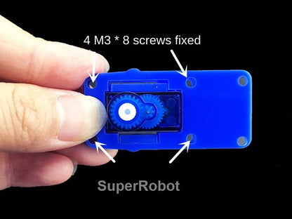 SG90 MG90S 4 Dof Unassembly Acrylic Mechanical Robot Manipulator Claw Kit For Arduino Robot Arm STEAM Kit Programming Robot Arm ALPENZO