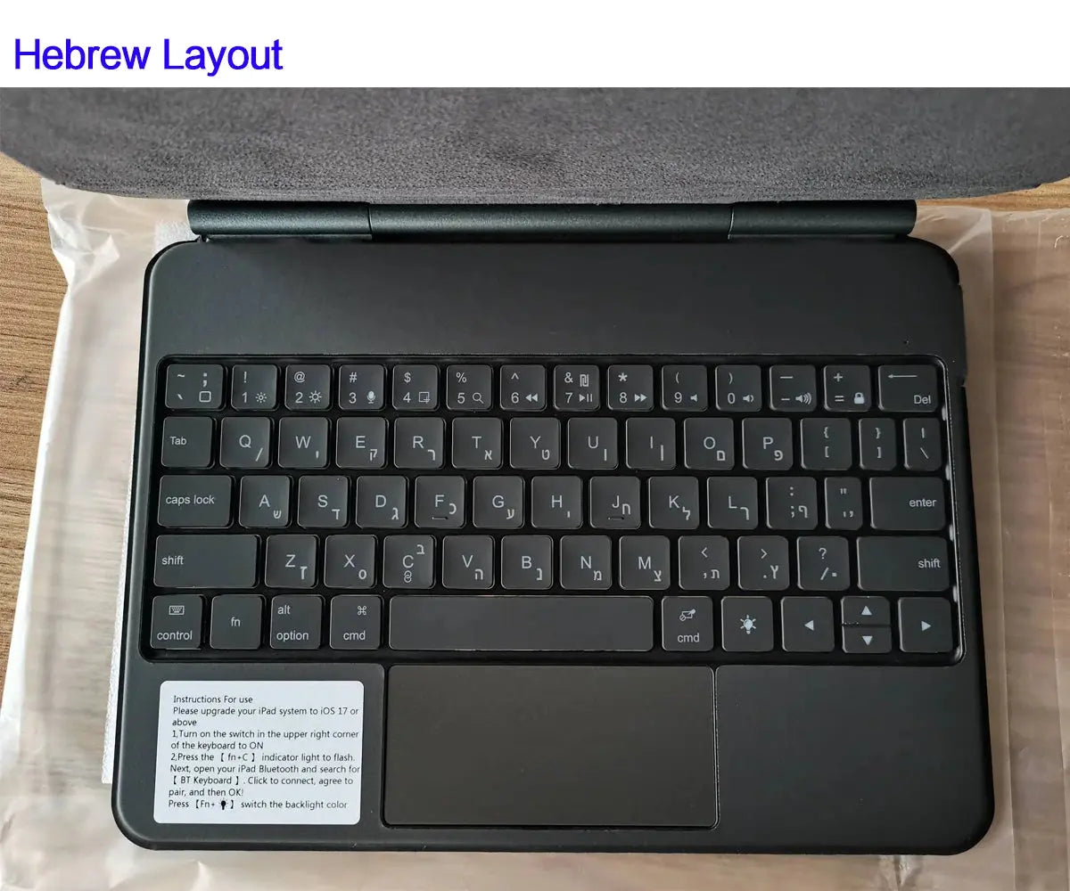 Magic Keyboard for iPad Pro 11 12.9 Air 4 Air 5 for iPad 10th Generation Pro 12.9 6th 5th 4th 3rd Gen Smart Cover Magnetic Case - ALPENZO