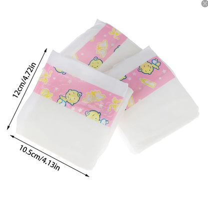 3pcs Diaper Pants Wear for Doll Accessory Gift Baby Born Accessories Kid DIY Toys ALPENZO