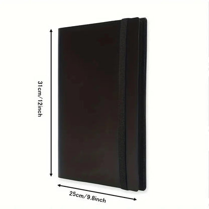Premium 9-Pocket Polypropylene Trading Card Binder, Holds 360 Cards, Side-Loading Pockets, Elastic  Durable Collectors Album
