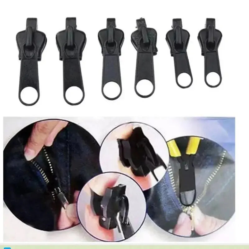 6/12/24pcsPlastic Zipper Head 6pcs Multifunctional Clothing Accessories - ALPENZO
