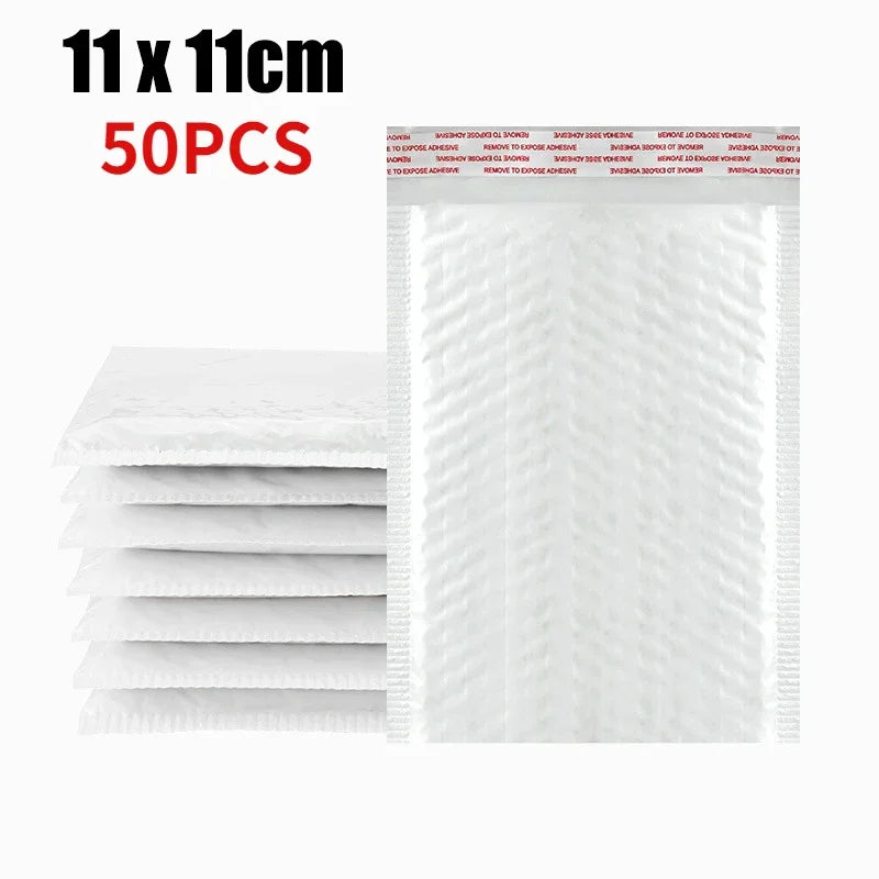 10-50Pcs Bubble Envelopes White Foam Shipping Bags Poly Bubble Mailers Pad Self Seal Packing Bags 11cm 15cm 23cm Wholesale ALPENZO