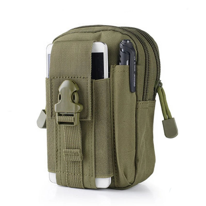 Molle Bag Waist Bag Camouflage Waterproof Nylon Multifunctional Casual Men Waist Bag Men Small Bag Phone Case