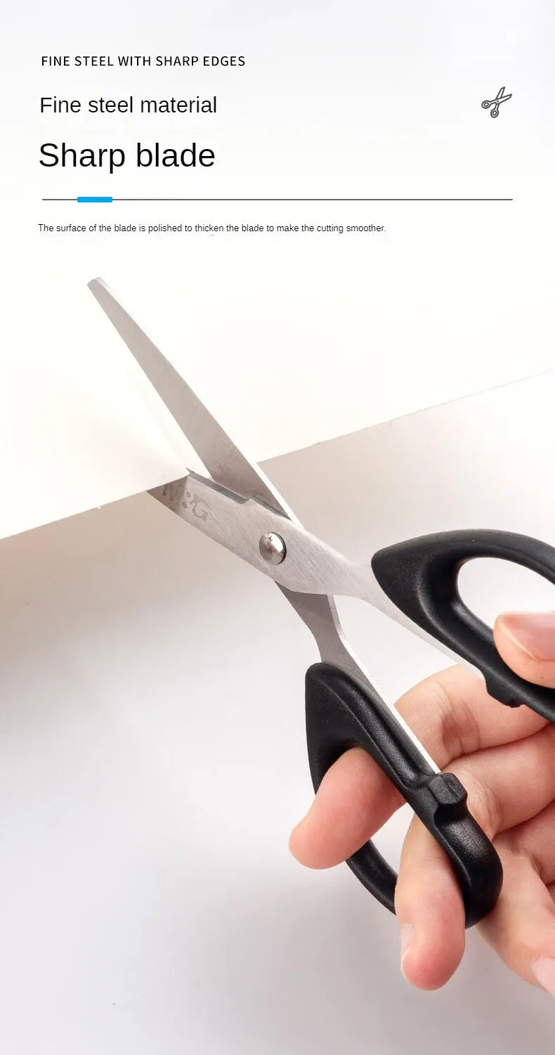 M&G Stationery 160/210mm Scissors Round Tip Scissors Small Medium Large Handmade Paper Scissors Home Office Supplies Red/Black ALPENZO