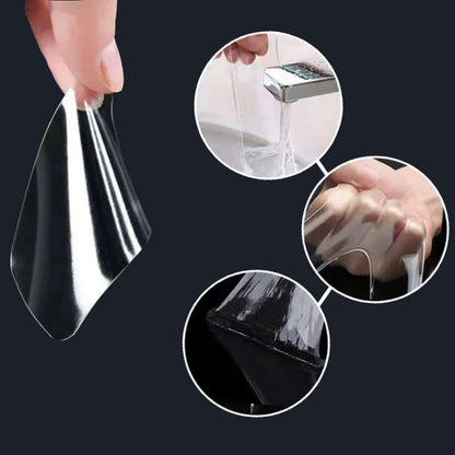 Transparent Acrylic Double-Sided Adhesive Tape Strong Adhesive Patch Waterproof No Trace High Temperature Resistance ALPENZO