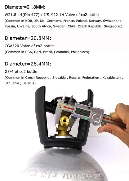 Soda Quick Connect Pink Co2 Cylinder Refill Adaptor Filling Station Fit Soda @ stream Terra DUO Art Cylinder