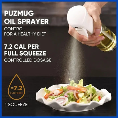 Kitchen Oil Spray Bottle Cooking Olive Oil Sprayer 200/300/500ML Pneumatic Spray Bottle Fitness Barbecue Spray Oil Dispenser - ALPENZO
