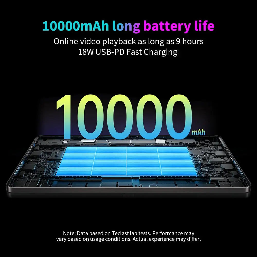 【World Premiere】Teclast T65 Max 13" HD Display Android 14 Tablet MediaTek G99 8GB RAM 256GB ROM 10000mAh Battery Widevine L1 - ALPENZO