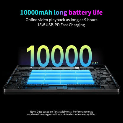 【World Premiere】Teclast T65 Max 13" HD Display Android 14 Tablet MediaTek G99 8GB RAM 256GB ROM 10000mAh Battery Widevine L1 - ALPENZO