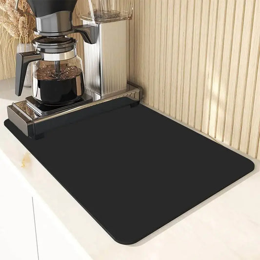 VIKAMA Kitchen tableware diatomaceous earth impermeable drainage mat heat insulation non-slip bathroom doormat home decoration - ALPENZO