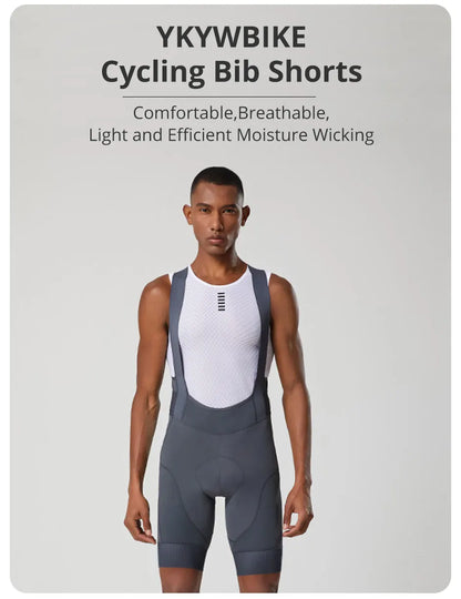 Cycling Bib Shorts Men Outdoor Wear Bike Cycling 6 Hours Padded Riding Bib Tights Bicycle Clothing