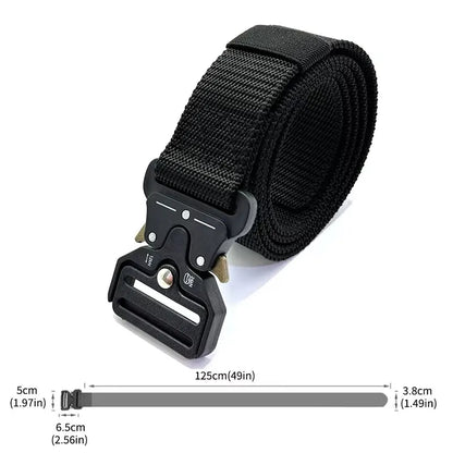 Outdoor Hunting Tactical Multi-Function Combat suryival canvas For Nylon Male Luxury Belts Neutral Belts