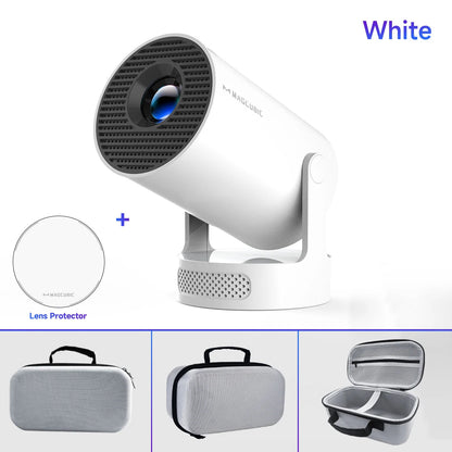Magcubic Projector HY300 PRO + 4K Android 11 Dual Wifi6  Allwinner H713 BT5.4 1080P 1280*720P Home Cinema Outdoor Projetor ALPENZO