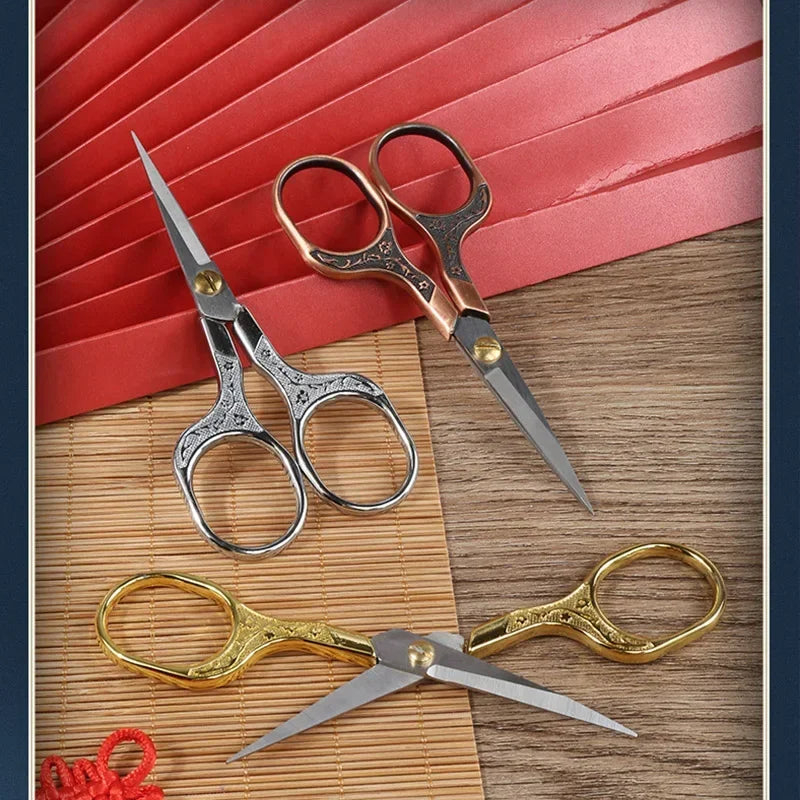 Stainless Steel Scissor Fabric Thread Sewing Scissor Colorful Handicraft Household Embroidery Sewing Shears Embroidery Scissors - ALPENZO