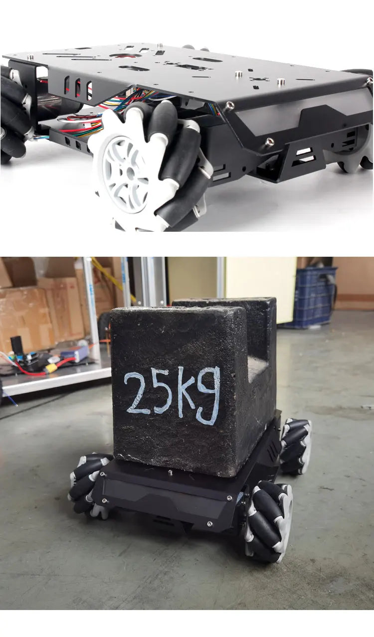25Kg Load RC Tank V3 Mecanum Wheel Robot Car For Arduino Robot DIY Kit with Encoder Motor and Ps2 Handle Programmable robot Kit ALPENZO