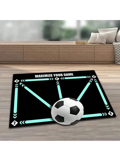 Thick Soccer Training Mat 60x90cm Durable Non-Slip Foldable For Kids Adults Indoor Outdoor Football