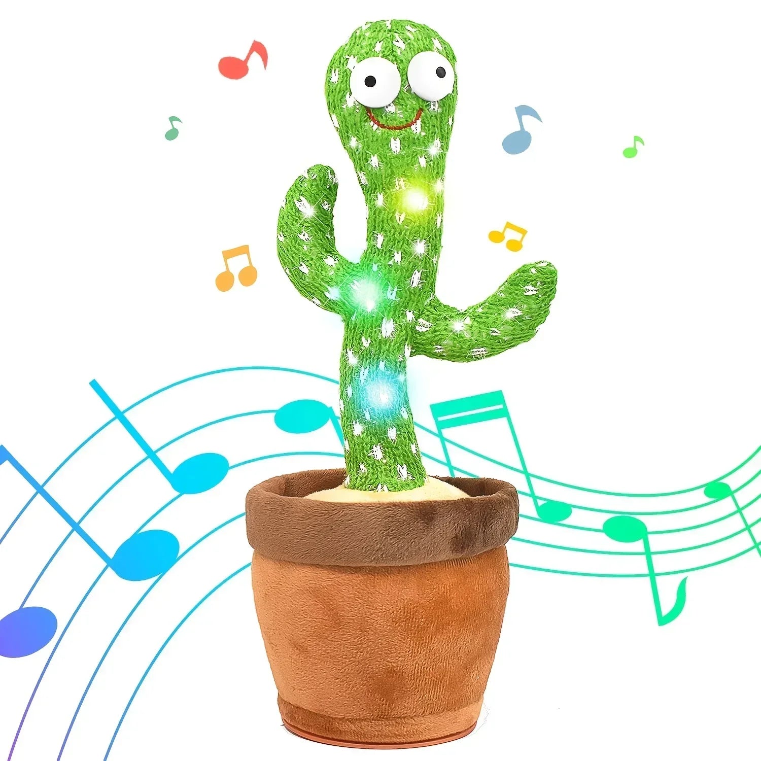 1pc Electronic Plush Toy Home Decoration for Children Xmas Gifts Dancing Talking Cactus Toys for Baby Boys and Girls ALPENZO