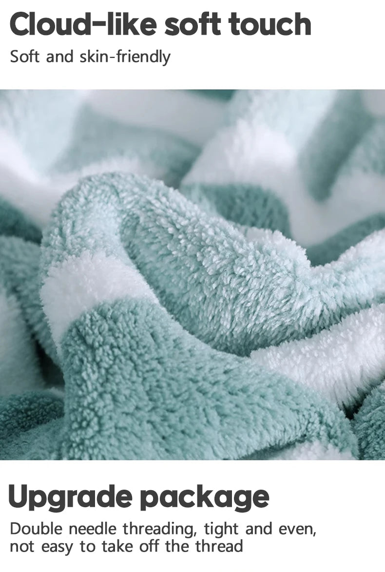 1 Pc Thickened Absorbent Bath Towel Soft Face Towel for Home - ALPENZO
