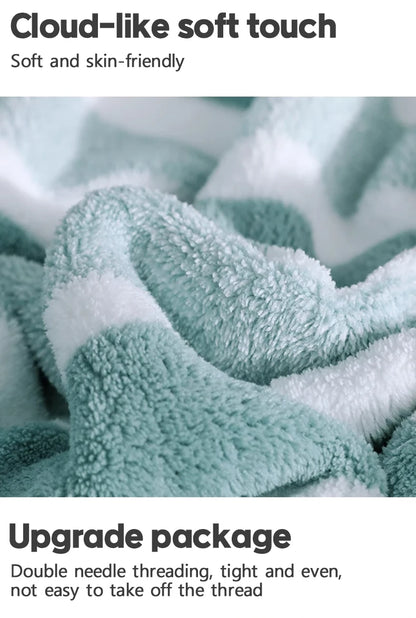 1 Pc Thickened Absorbent Bath Towel Soft Face Towel for Home - ALPENZO
