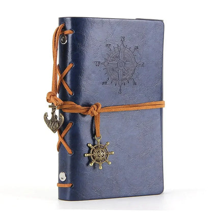 Retro Notebooks & Journals Agenda  Binder Sketch Book Leather Soft Cover 14x10cm Replaceable Kraft Paper Inner Korean Stationery ALPENZO