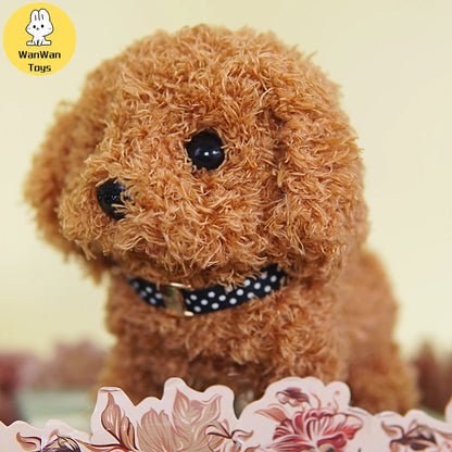 Electric plush toy pet puppy children men and women birthday holiday gifts cute teddy dog hot sale ALPENZO