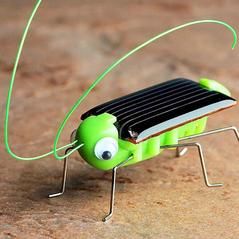 Solar Grasshopper Toy Puzzle Children Selected Gift Simulation Insect Gift Boys And Girls Science Education Funny Moving Toy Kid ALPENZO