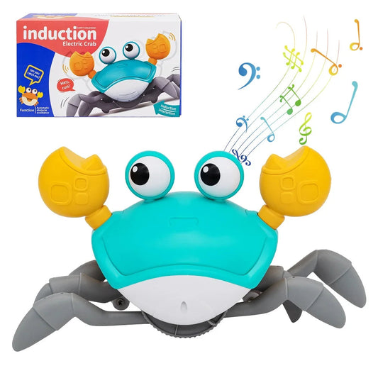 Dancing Crab Run Away Toy for Babies Crawling Interactive Escape Crabs Baby Birthday Thanksgiving Christmas Gift Battery Edition ALPENZO