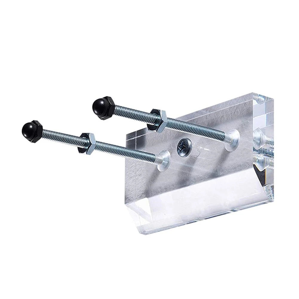 Skateboard Wall Mount Longboard Deck Hanger Display Stand Transparent Acrylic Indoor Floating Skateboard Storage Holder Rack