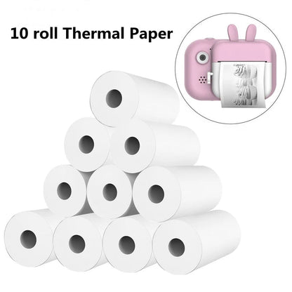 Thermal Paper MINI Printing Self-adhesive Label Sticker For Mini Printers Pose Machine Kid Camera Stickers 57mm Width Rolls ALPENZO