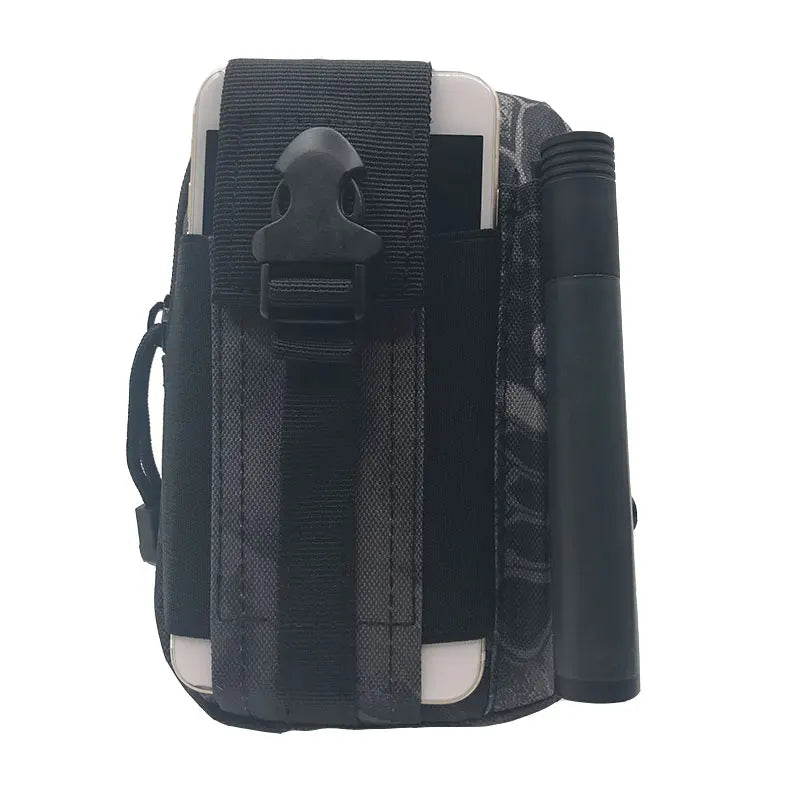 Molle Bag Waist Bag Camouflage Waterproof Nylon Multifunctional Casual Men Waist Bag Men Small Bag Phone Case