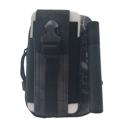 Molle Bag Waist Bag Camouflage Waterproof Nylon Multifunctional Casual Men Waist Bag Men Small Bag Phone Case