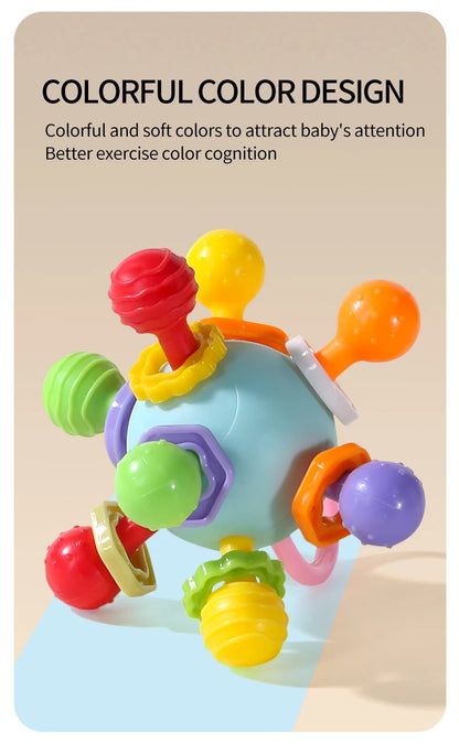 Soft Hand Grasping Ball Baby Toy Xingdun Ball Birthday Gift for 0-3 Year Old Babies ALPENZO