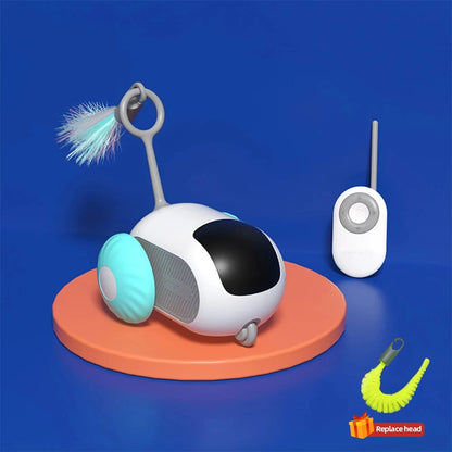 Smart Cat Toy 2 Modes Automatic Moving Remote Controlled Toy Car for Cats Dogs Interactive Playing Kitten Training Pet Supplies - ALPENZO