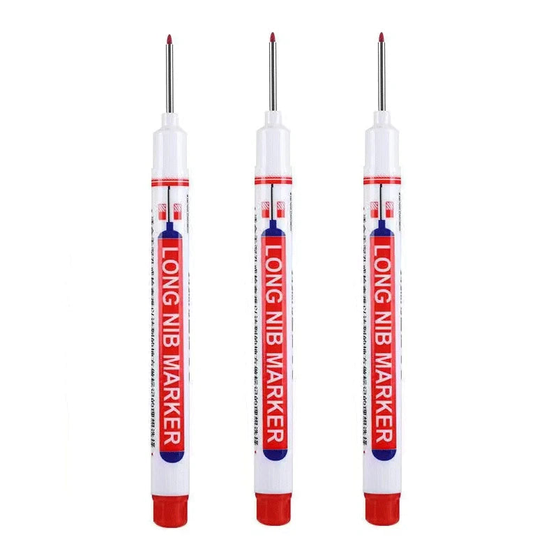1/4Pcs White Permanent Paint Pen set for Wood Rock Plastic Leather Glass Stone Metal Canvas Ceramic Deep Hole Marker 0.7mm ALPENZO