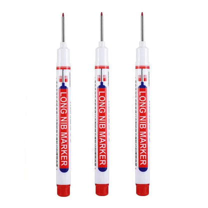 1/4Pcs White Permanent Paint Pen set for Wood Rock Plastic Leather Glass Stone Metal Canvas Ceramic Deep Hole Marker 0.7mm ALPENZO